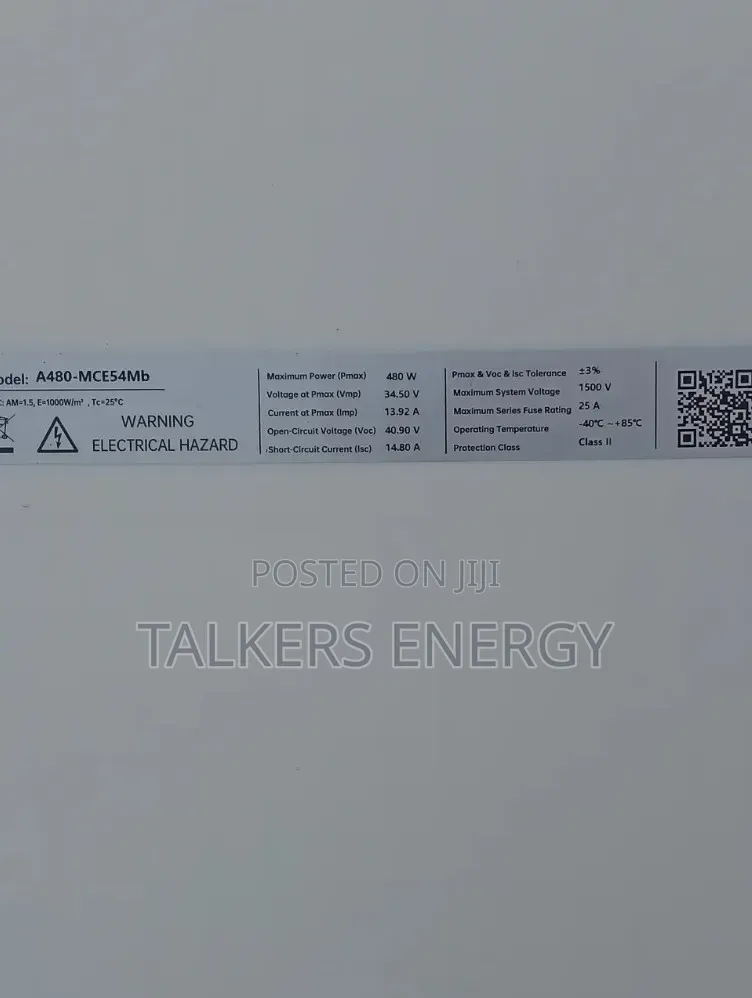 480w Monocrystalline Solar Panel