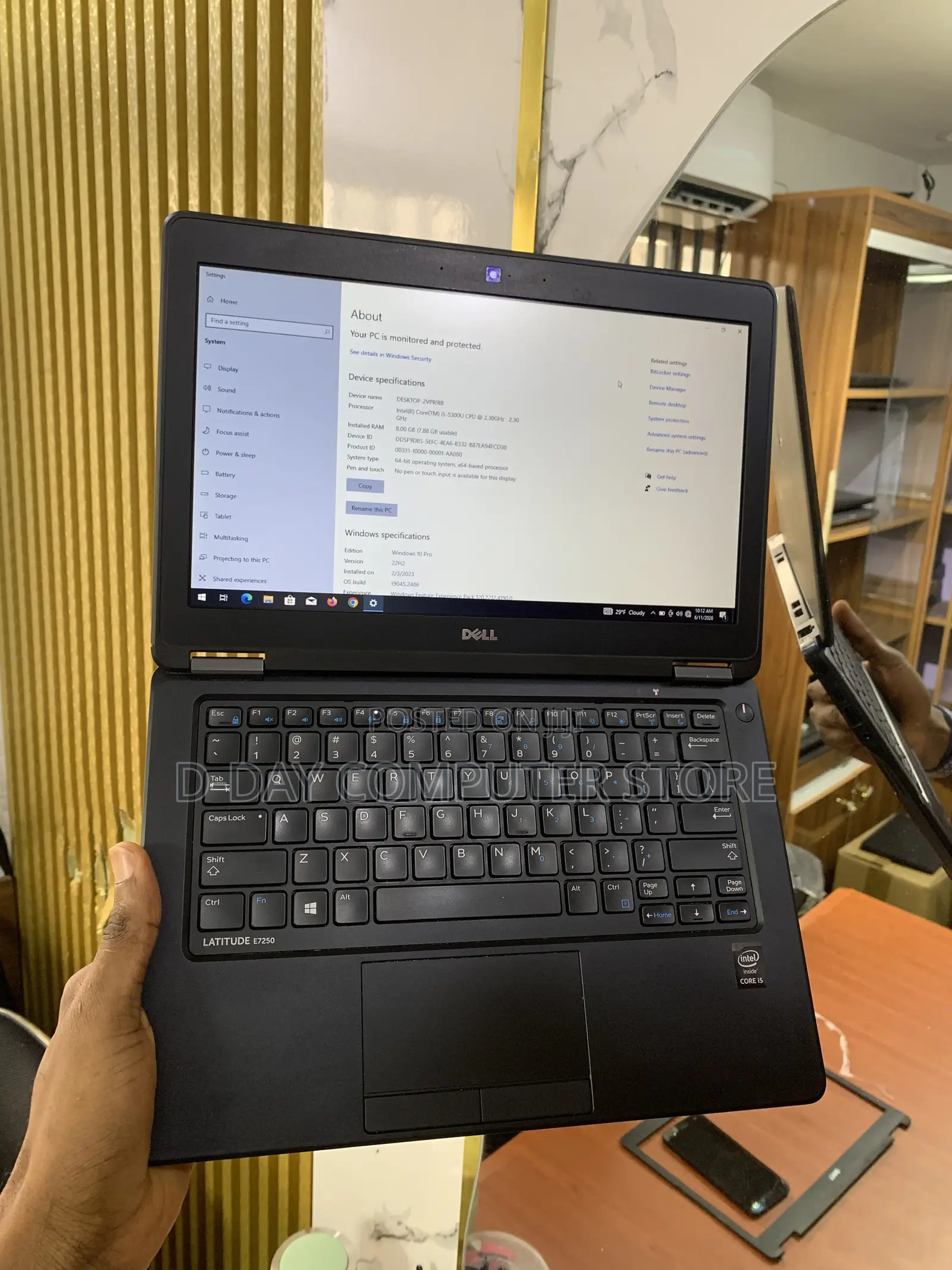 Laptop Dell Latitude 12 E7250 8GB Intel Core i5 SSD 128GB