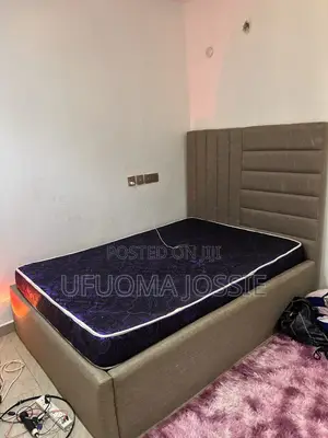 Bed Frame and Semi Orthopedic Mattress