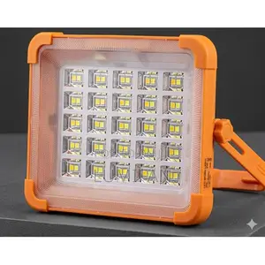 100w Ultra-Bright Solar Emergency Floodlight - Yellow