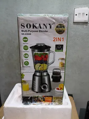 Sokany Blender Glass Bowl 800w Pure Copper