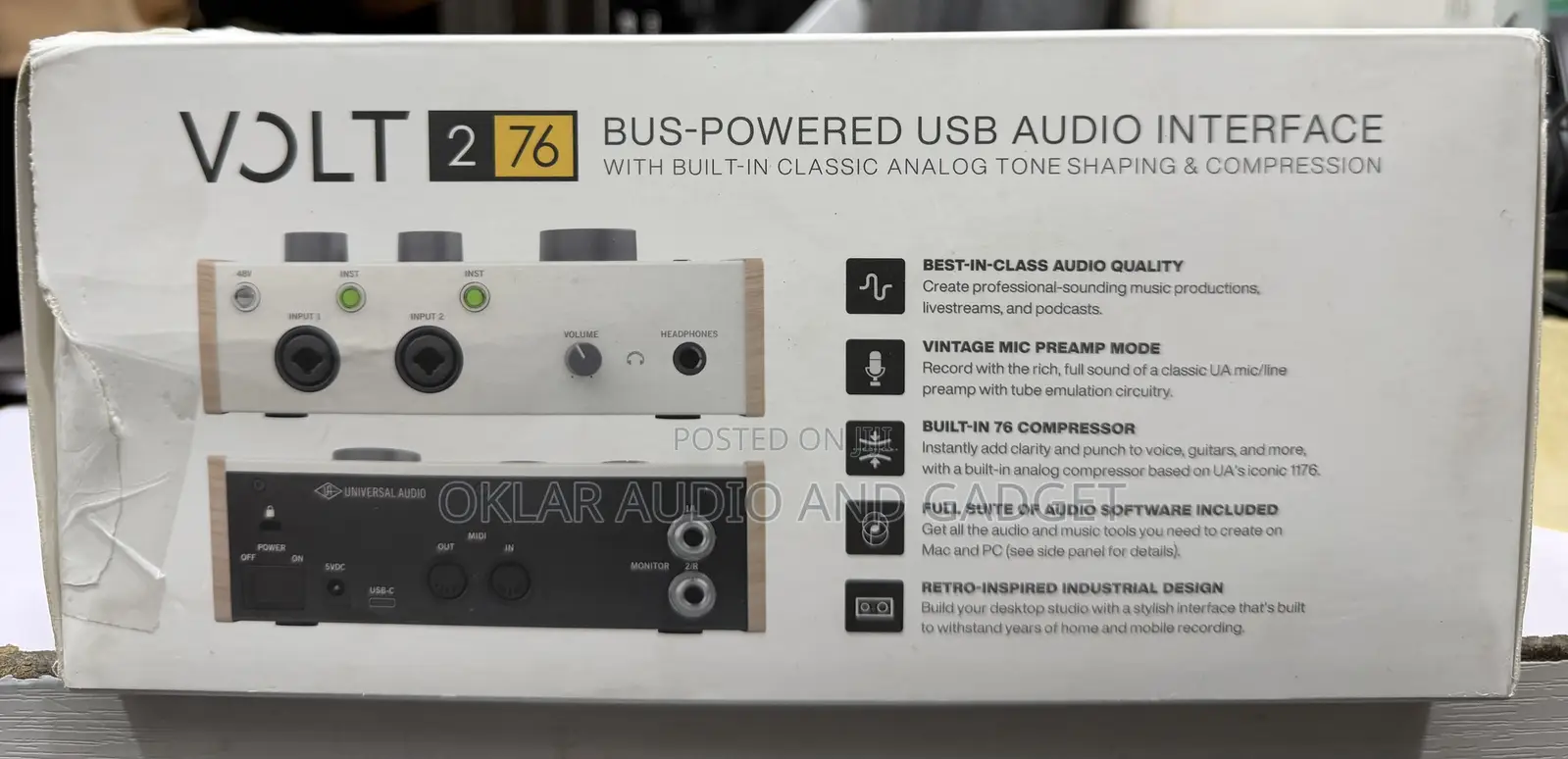 Volt 276 Usb-C Audio Interface