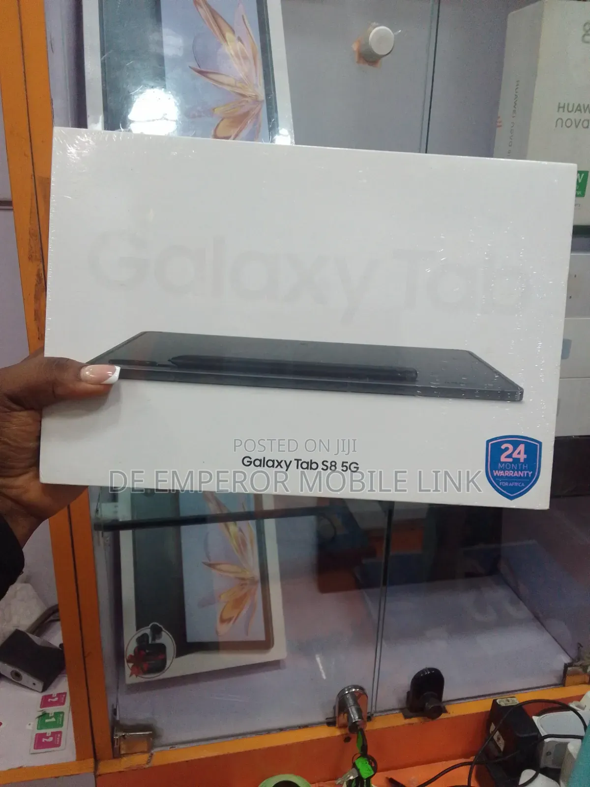 New Samsung Galaxy Tab S8 256 GB Black
