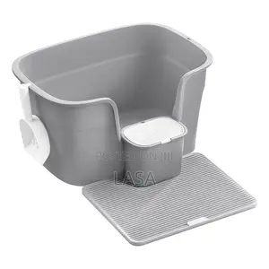 Extra Large Cat Litter Box With High Sides.