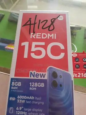 New Xiaomi Redmi 15C 4G 128 GB Blue
