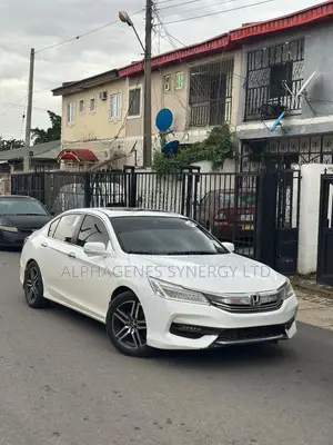 Honda Accord EX-L V-6 4dr Sedan w/Navigation (3.5L 6cyl 6A) 2014 White