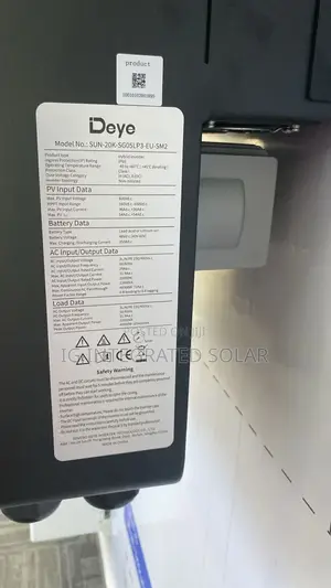 Deye 20kva Hybrid Inverter