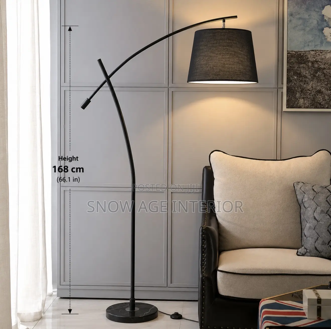 Overhanging Floor Lamp