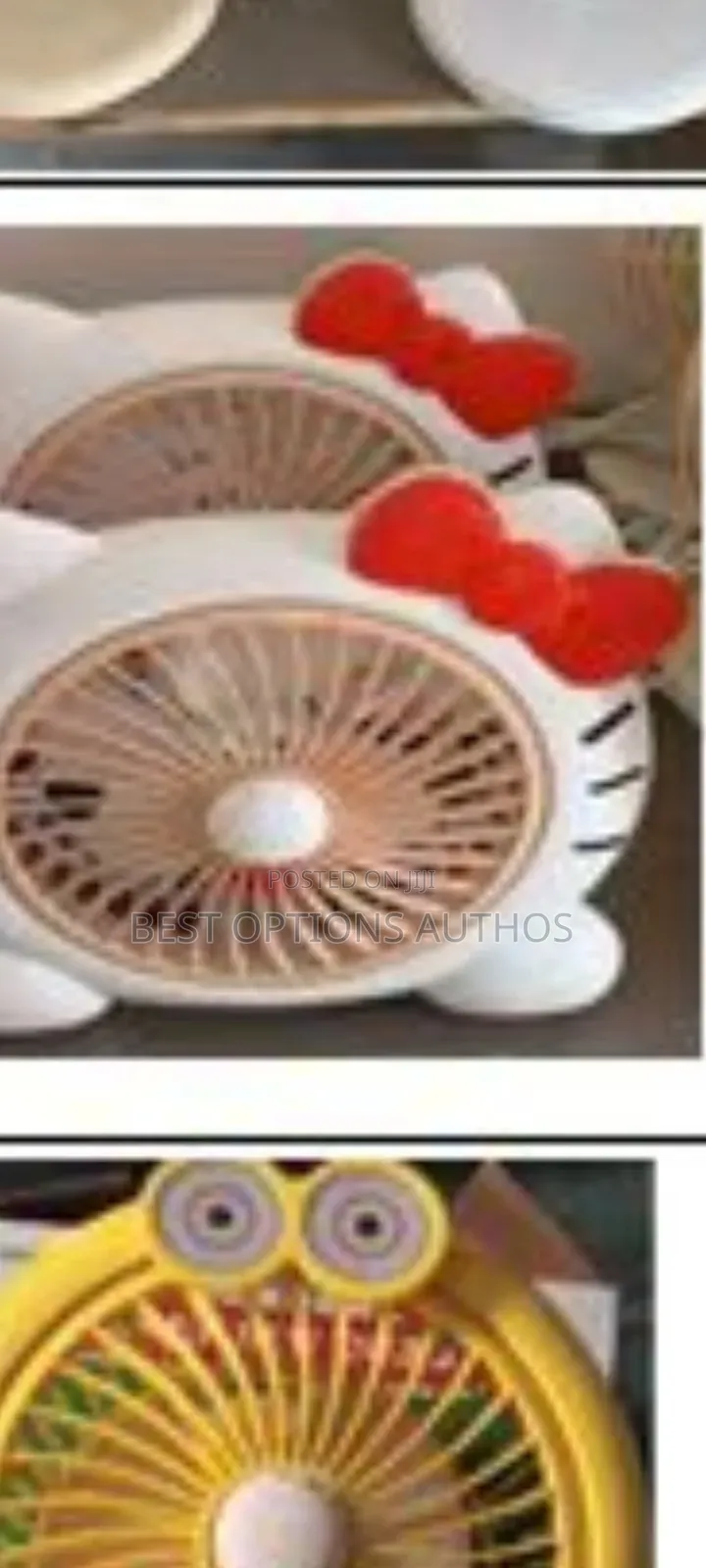 Rechargeable Table Fan