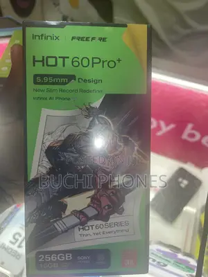New Infinix Hot 60 Pro+ 256 GB Black