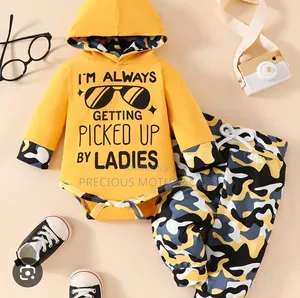 Baby Toddler Hoodi Track Suit Set