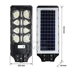 Solar Street Lamp + Remote Control - Led Dimmable - 120w