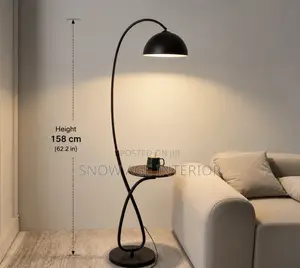 Infinity Floor Lamp With Side Table