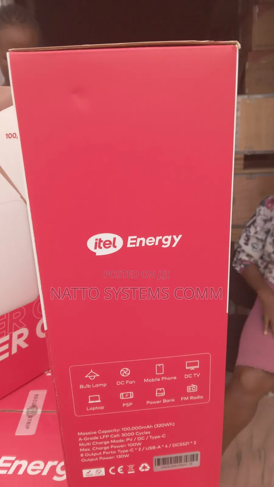 ￼
The Itel Power Go Power Bank