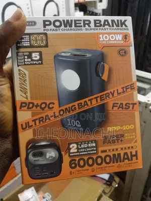 60,000mah 100w Fast Charging Laptop Power Bank With Digital Display
