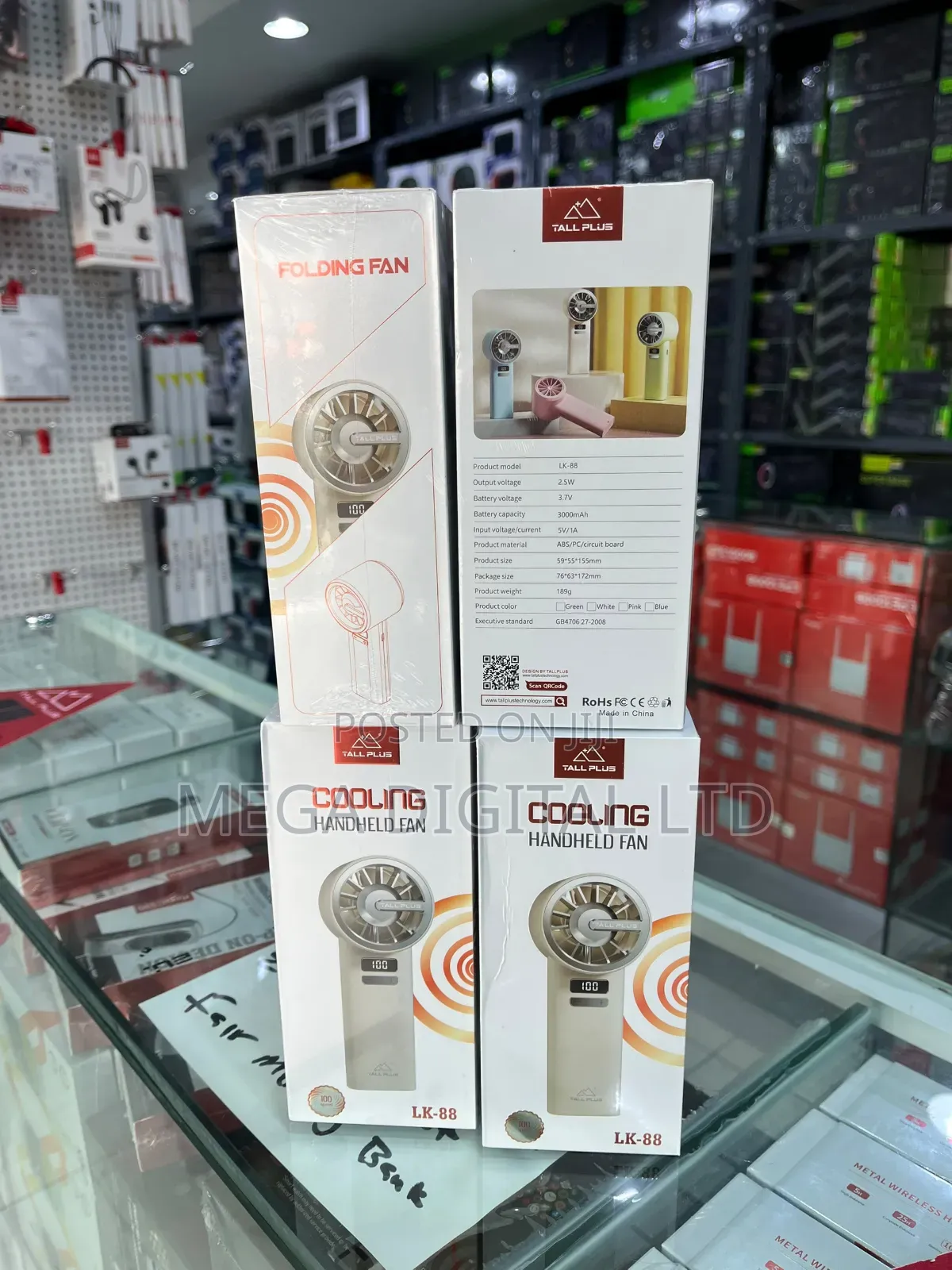 Lk-88 Cooling Handheld Fan