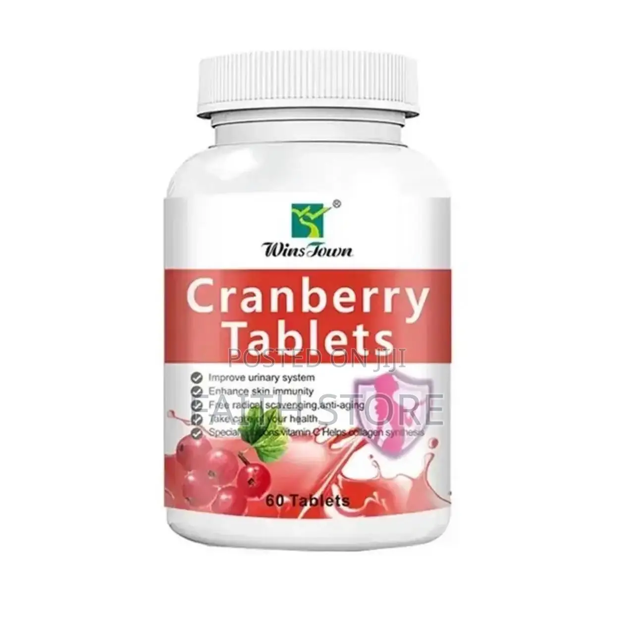 Cranberry Tablets for Enhanced Nutrient/Immunity/Beauty (60 Tablets)