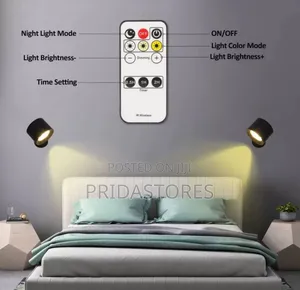 Led Wireless Rechargeable Wall Lamp