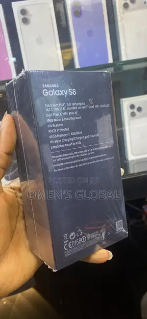 New Samsung Galaxy S8 64 GB Black