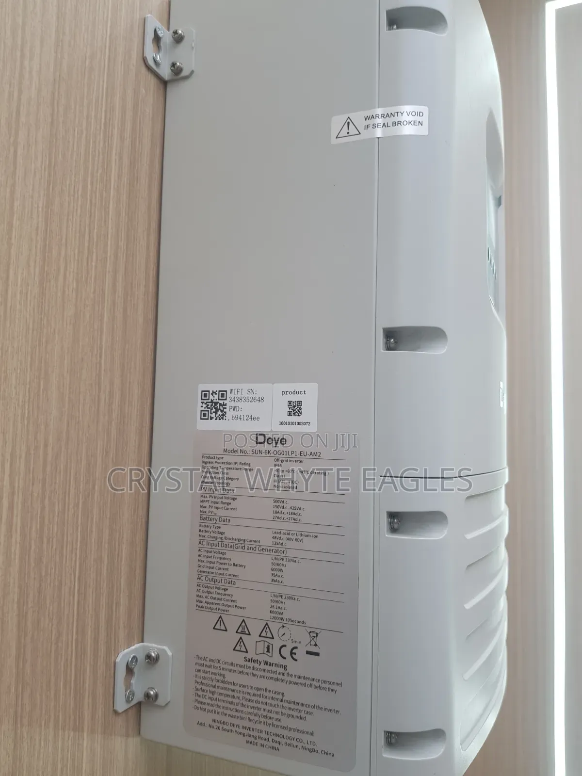 Deye 6kw Hybrid Solar Inverter