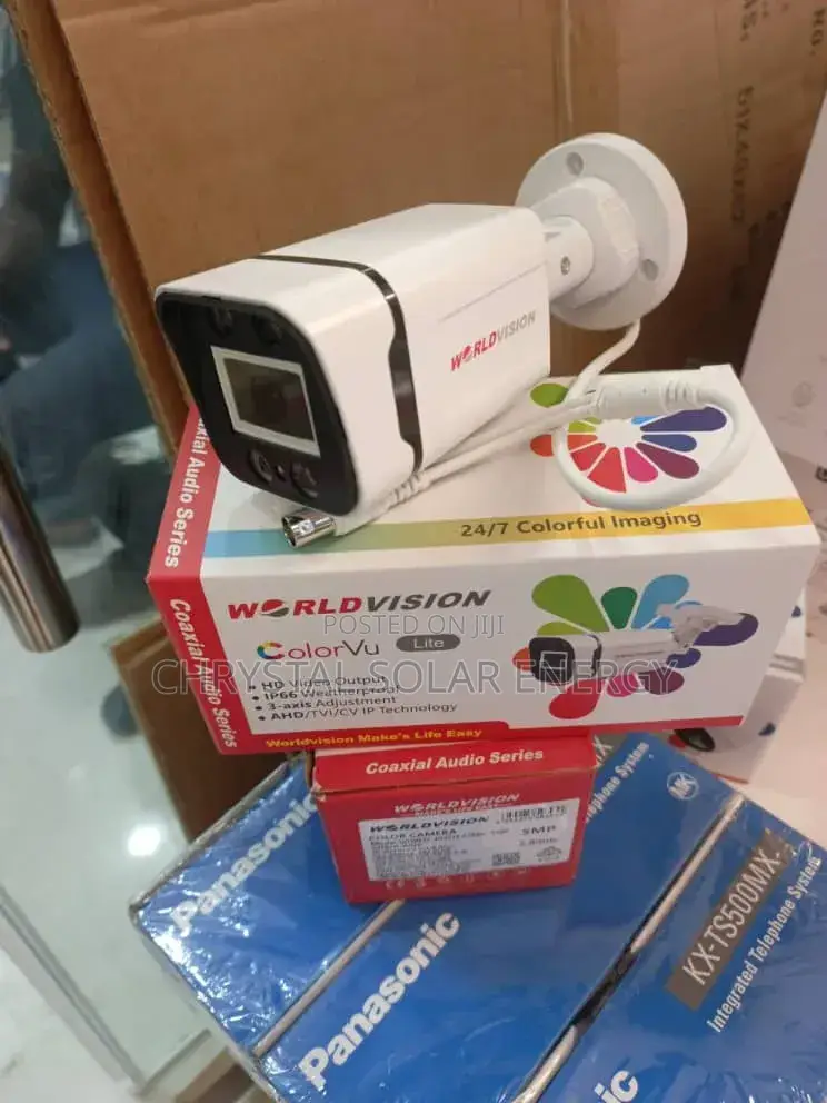 Worldvision CCTV Bullet Camera Colorvu Technology for 24/7 Color Image