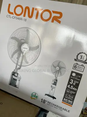 Lontor Rechargeable Mist Fan 18inch