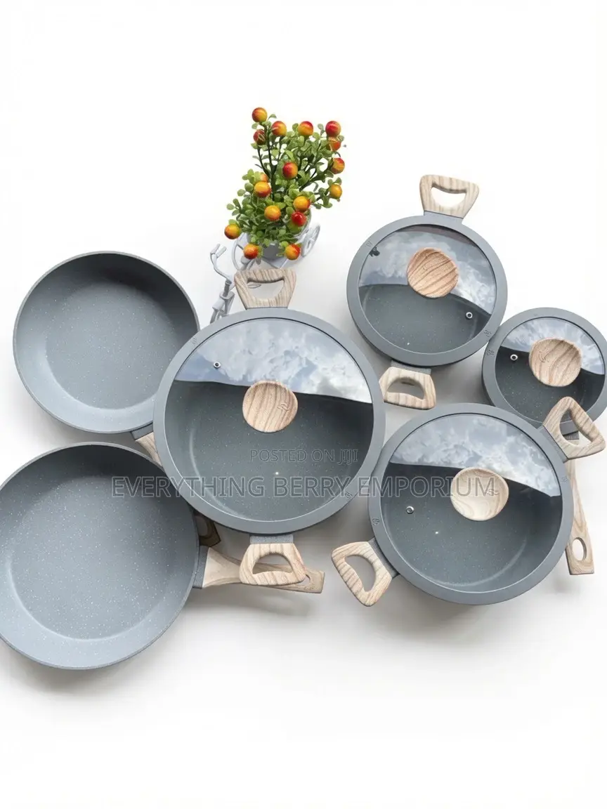 10pcs Granite Non-Stick Cookware Set