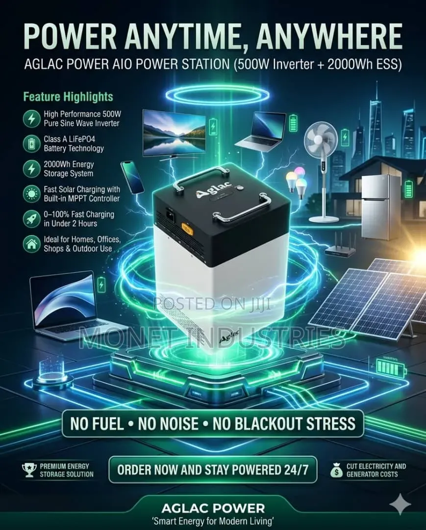 2kwh 500w Portable Solar Generator