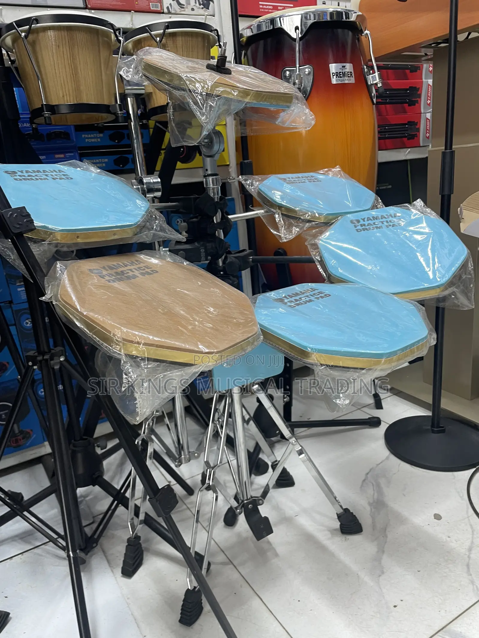Professional Yamaha Practice Drum Pad Set