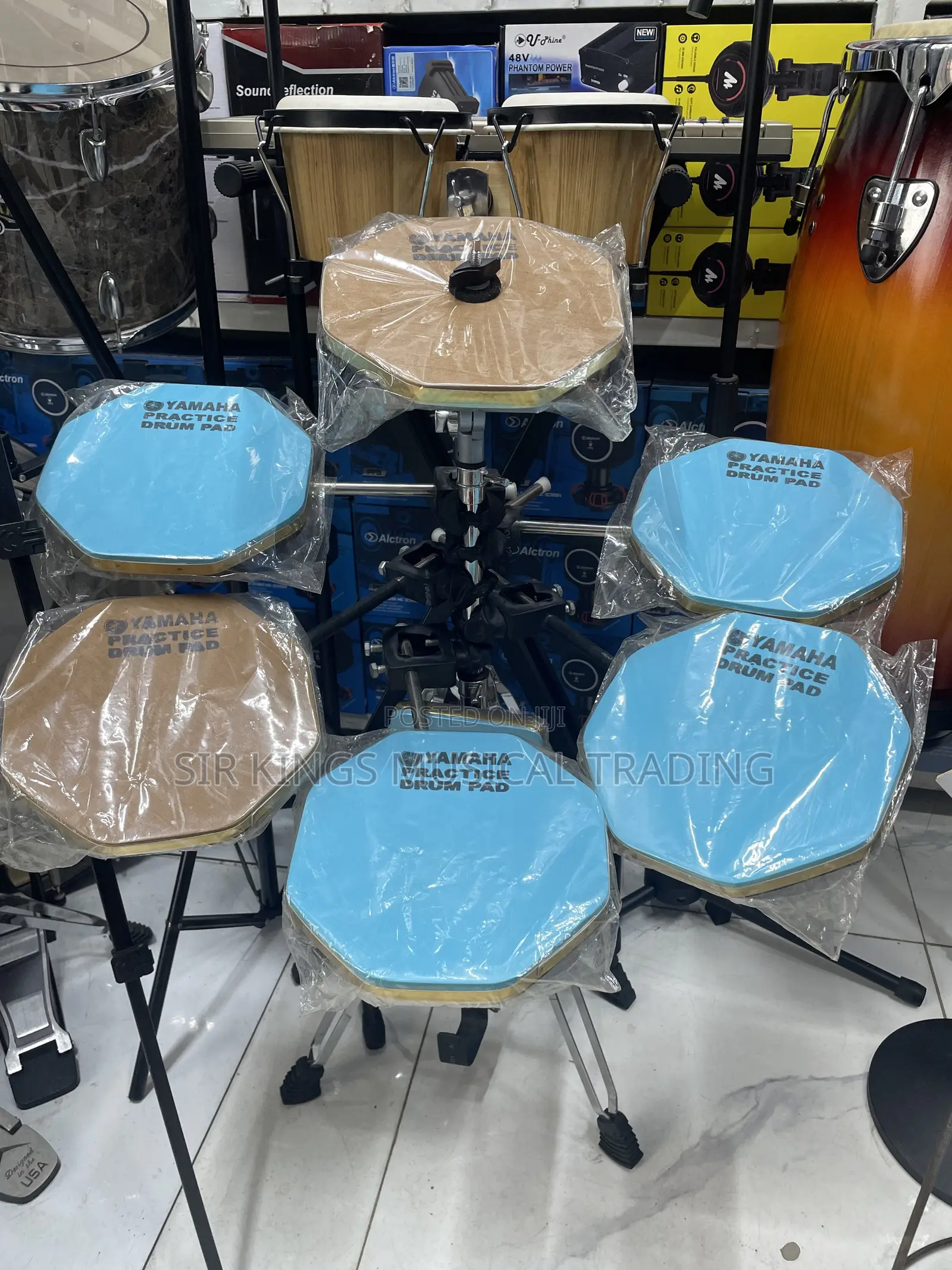 Professional Yamaha Practice Drum Pad Set