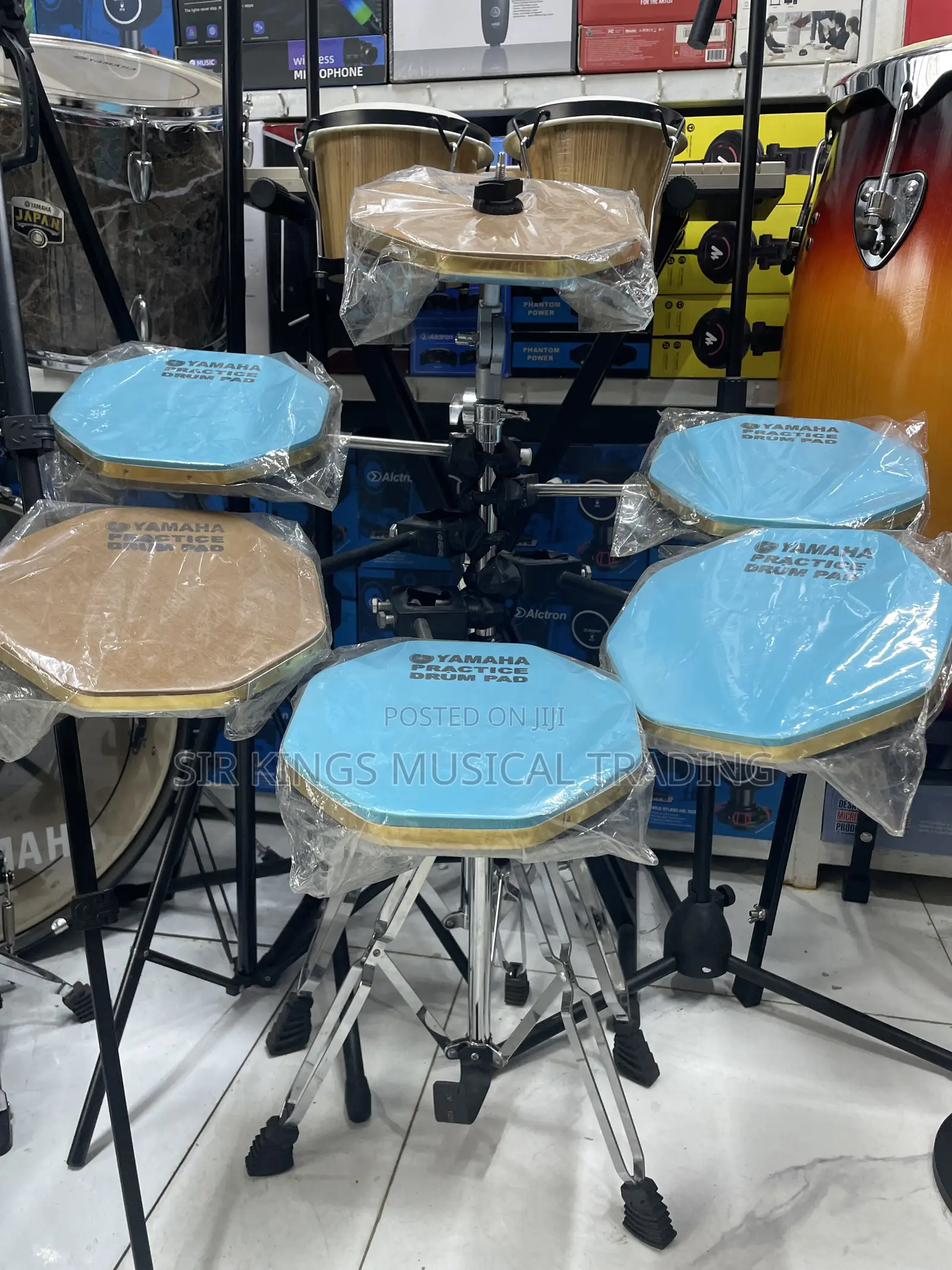 Professional Yamaha Practice Drum Pad Set