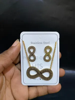 Steel Chain and Earring