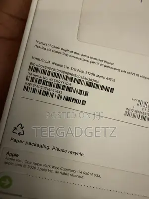 Apple iPhone 17e 512 GB Pink