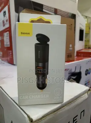 Baseus Car Charger With Cigarette Lighter Expansion Port U+C 120w