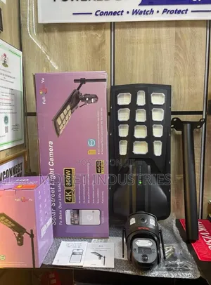 800w All-in-One Solar CCTV Camera With Lightning