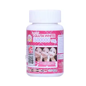 Gluta White Mg Skin Whitening Anti Aging Capsules (90 Capsul