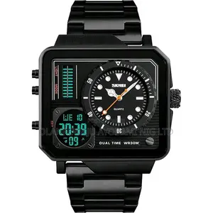 Skmei Dazzling Quality Steel 3in1 Wristwatch