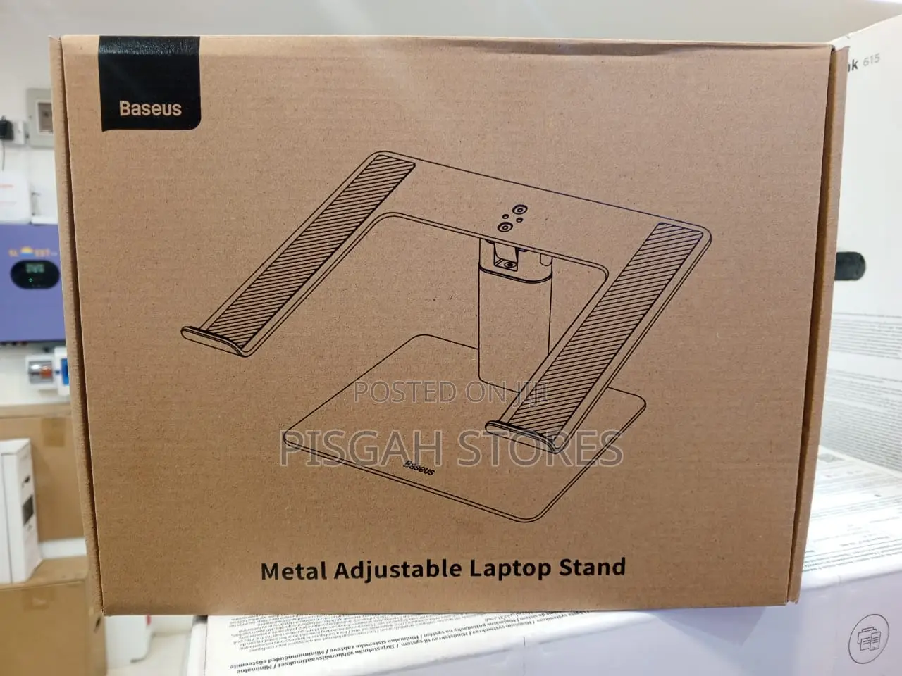 Baseus Metal Adjustable Laptop Stand- Silver
