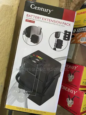 Century Solar Rechargeable Power Pack You Can Use for Your 18inch Fan