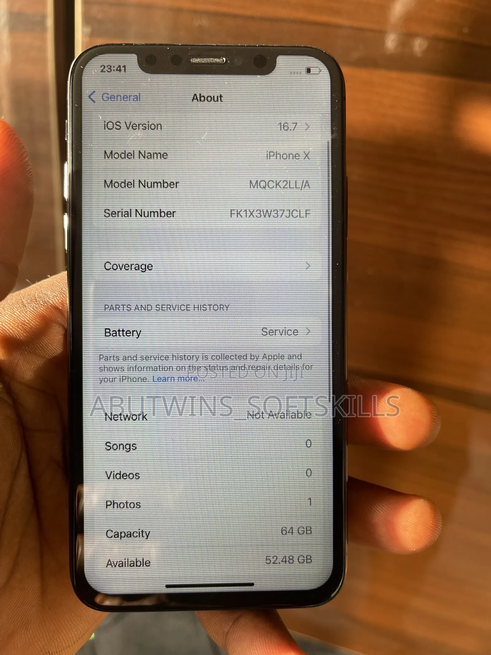 Apple iPhone X 64 GB Black
