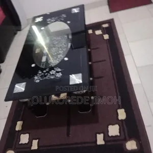 Neat Used Glass Central Table