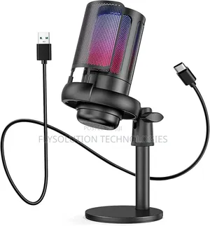 Usb Condenser Desktop Microphone for Pc Gaming Podcast Streaming