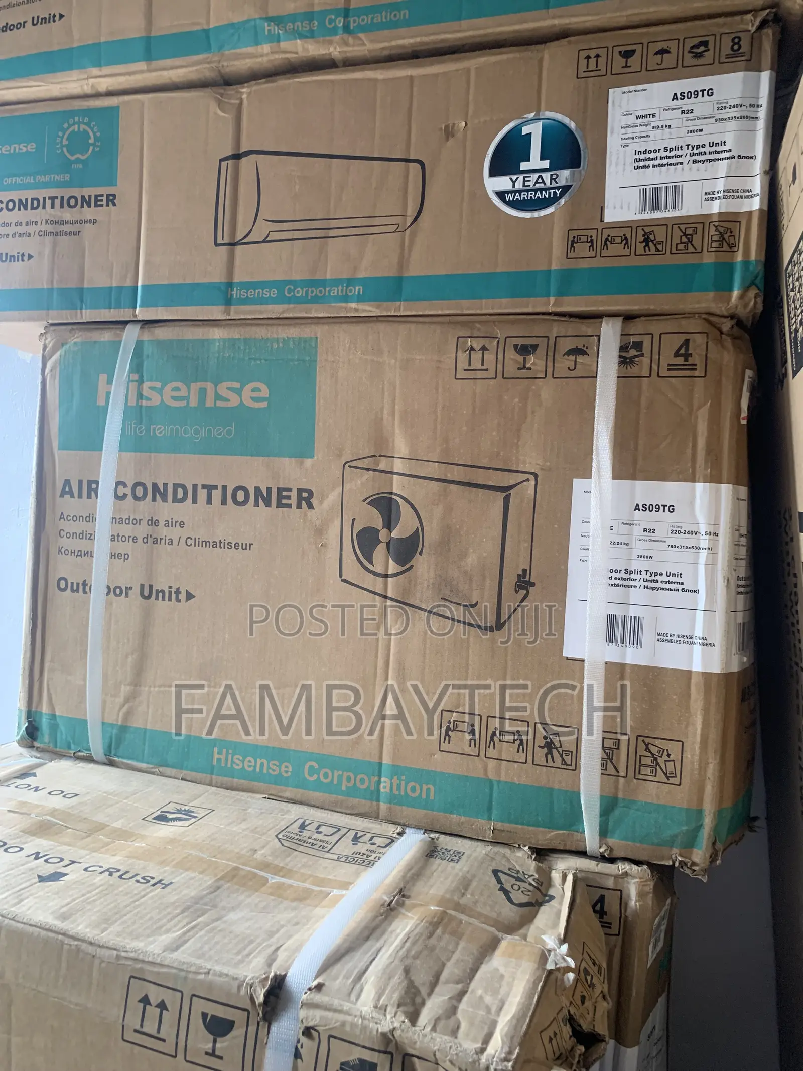 As09tg 1hp Hisense Split Unit Ac