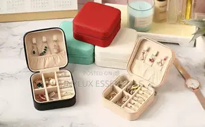Mini Square Jewelry Box With Zip