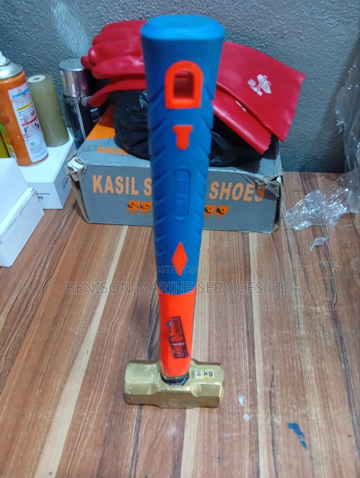 Complete 2kg Brass Hammer (Non-Spark)