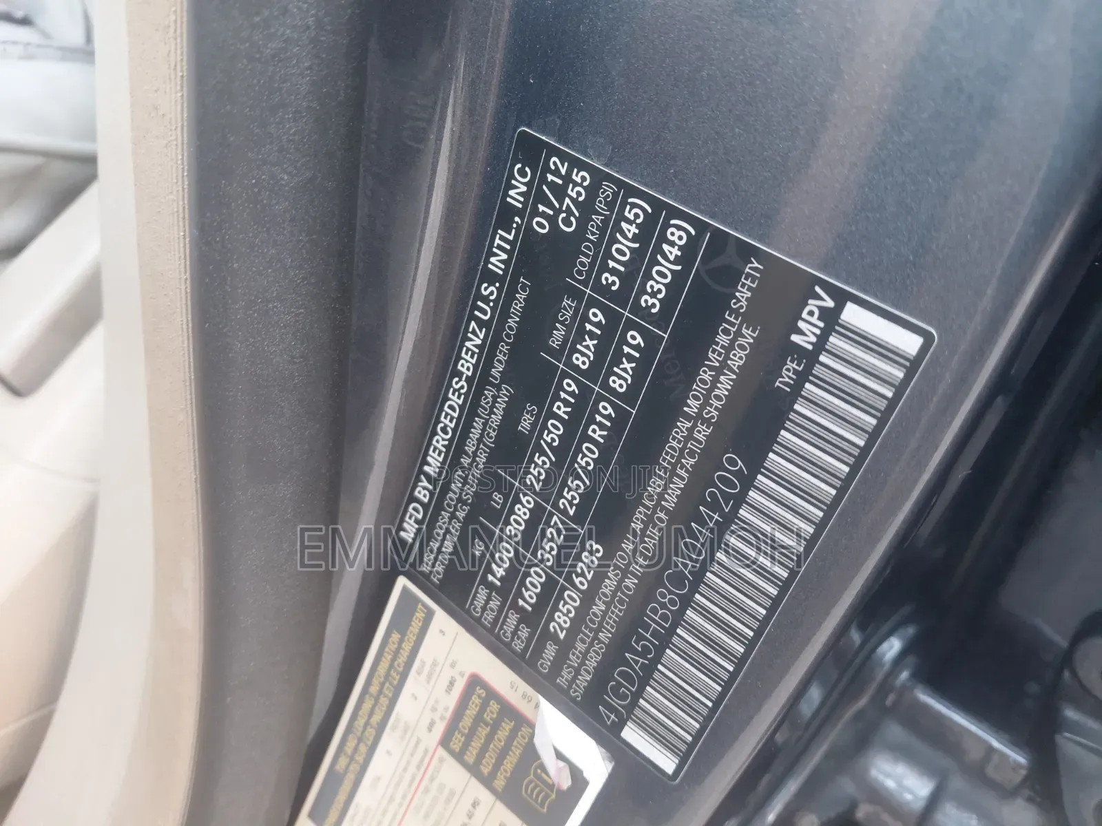 Mercedes-Benz M Class 2013 Gray