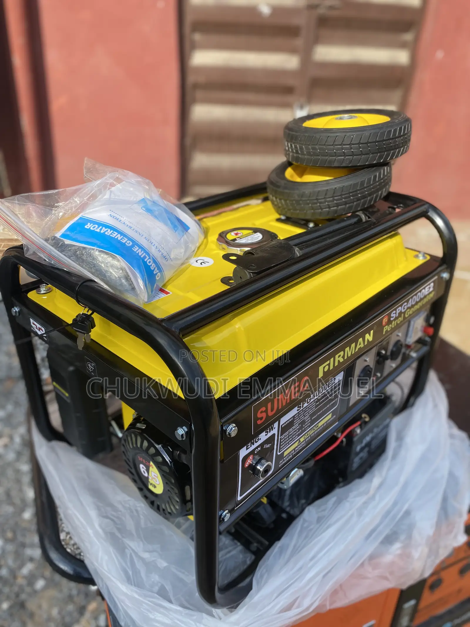 Sumec Fireman 4.5kva Key Start Petrol Generator
