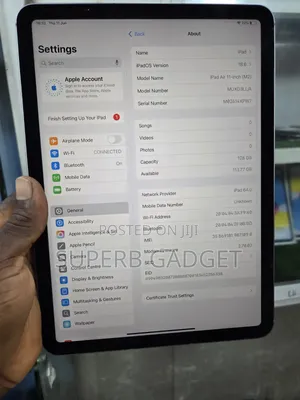 Apple iPad Air 11 (2024) 128 GB Black