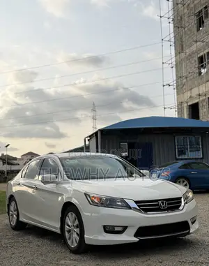 Honda Accord EX-L V-6 4dr Sedan w/Navigation (3.5L 6cyl 6A) 2014 White