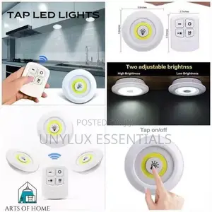 3pcs Led Light With Remote Control